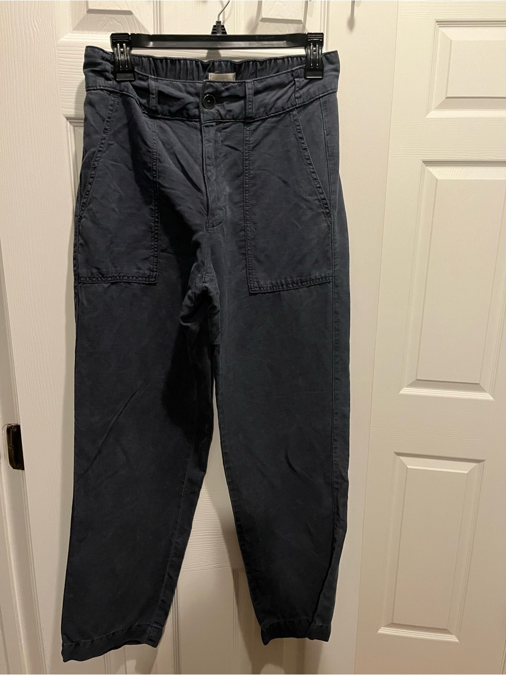 Linen blend pants